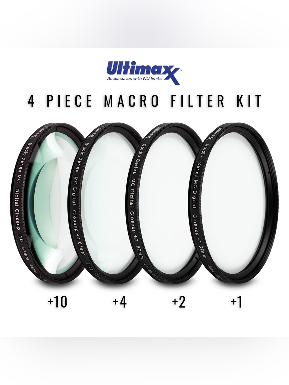 NEW! Professional 4pc Close up Macro Lens Set